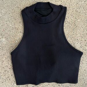 Alo Goddess Ribbed Cropped Dynamite Tank - Size M